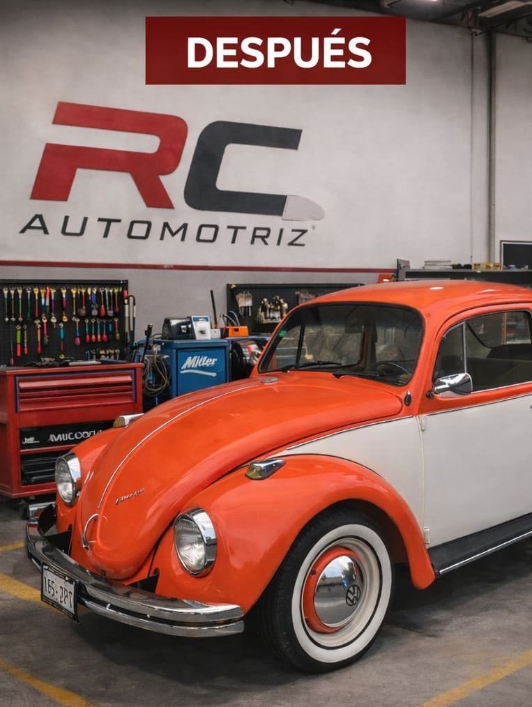 Vehículo después del acabado final en Grupo RC Automotriz