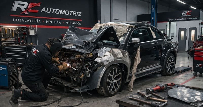 Hojalatería automotriz